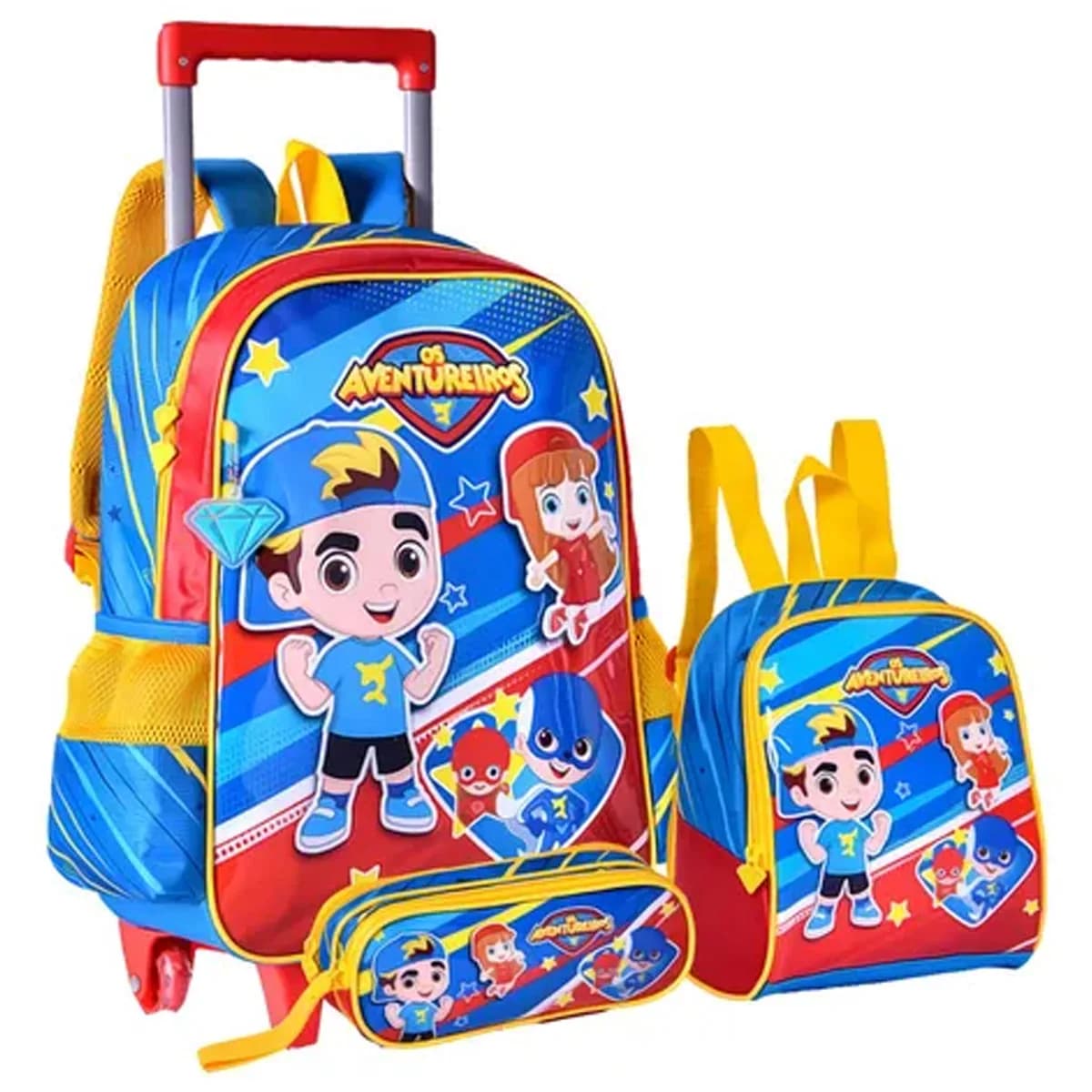 Kit Mochila Escolar Infantil Youtuber Luccas Neto Lançamento