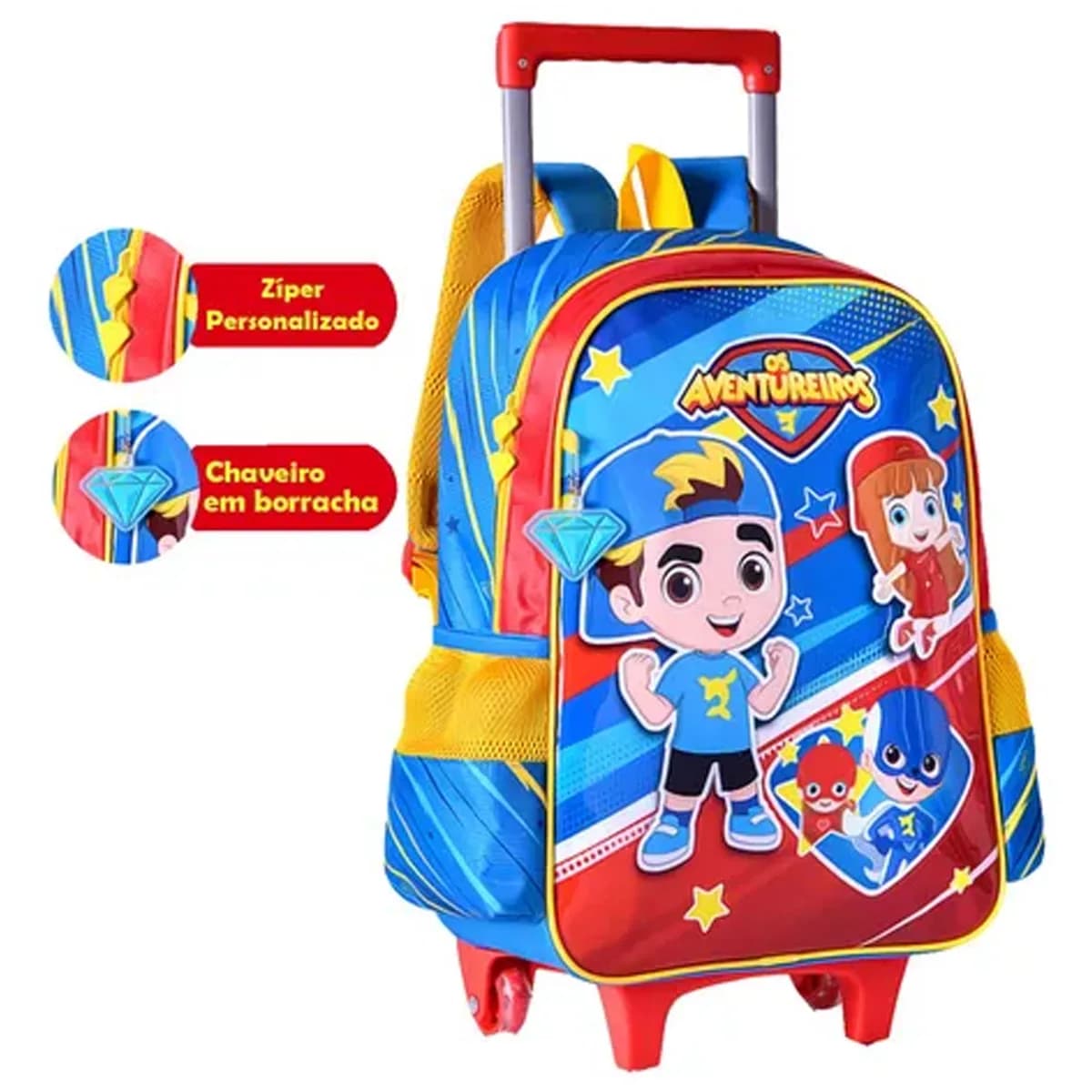 Kit Mochila Escolar Infantil Youtuber Luccas Neto Lançamento