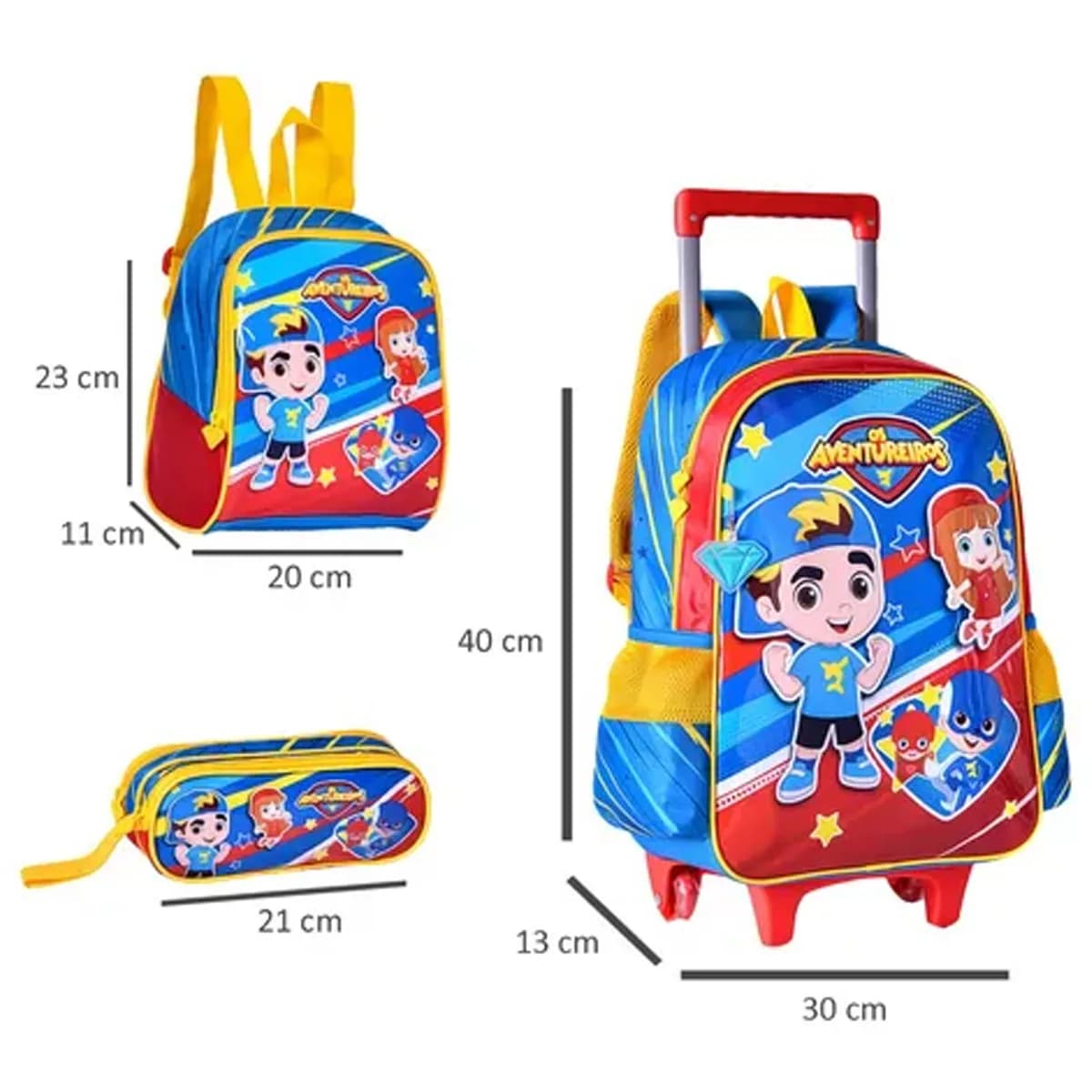 Kit Mochila Escolar Infantil Youtuber Luccas Neto Lançamento