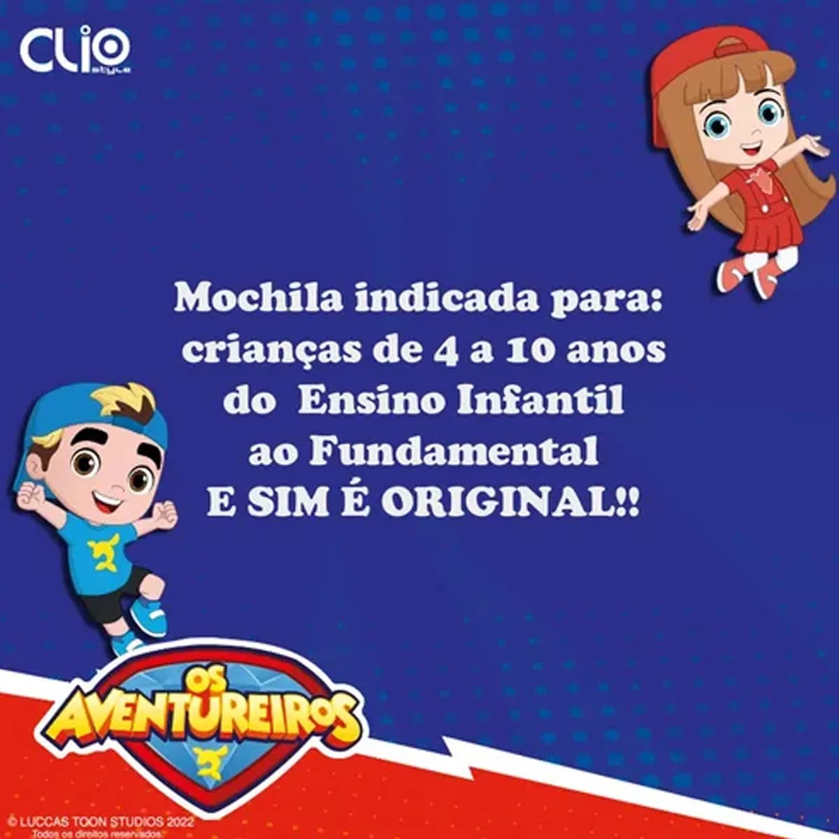 Kit Mochila Escolar Infantil Youtuber Luccas Neto Lançamento