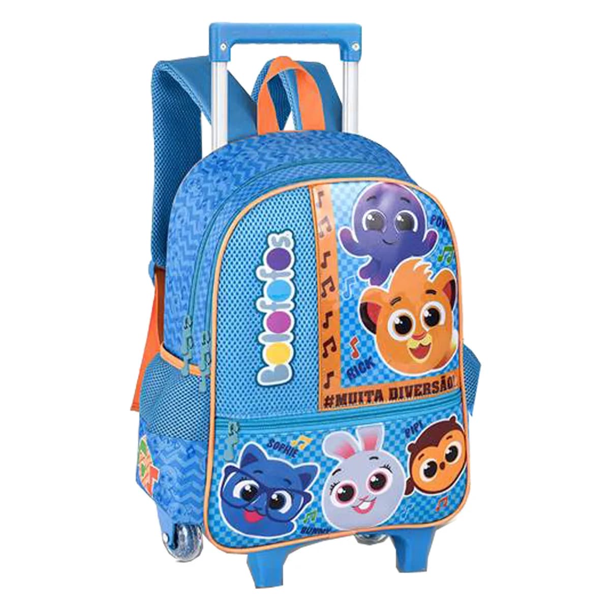 Kit Mochila Escolar Infantil Youtubers Bolofofos Lançamento